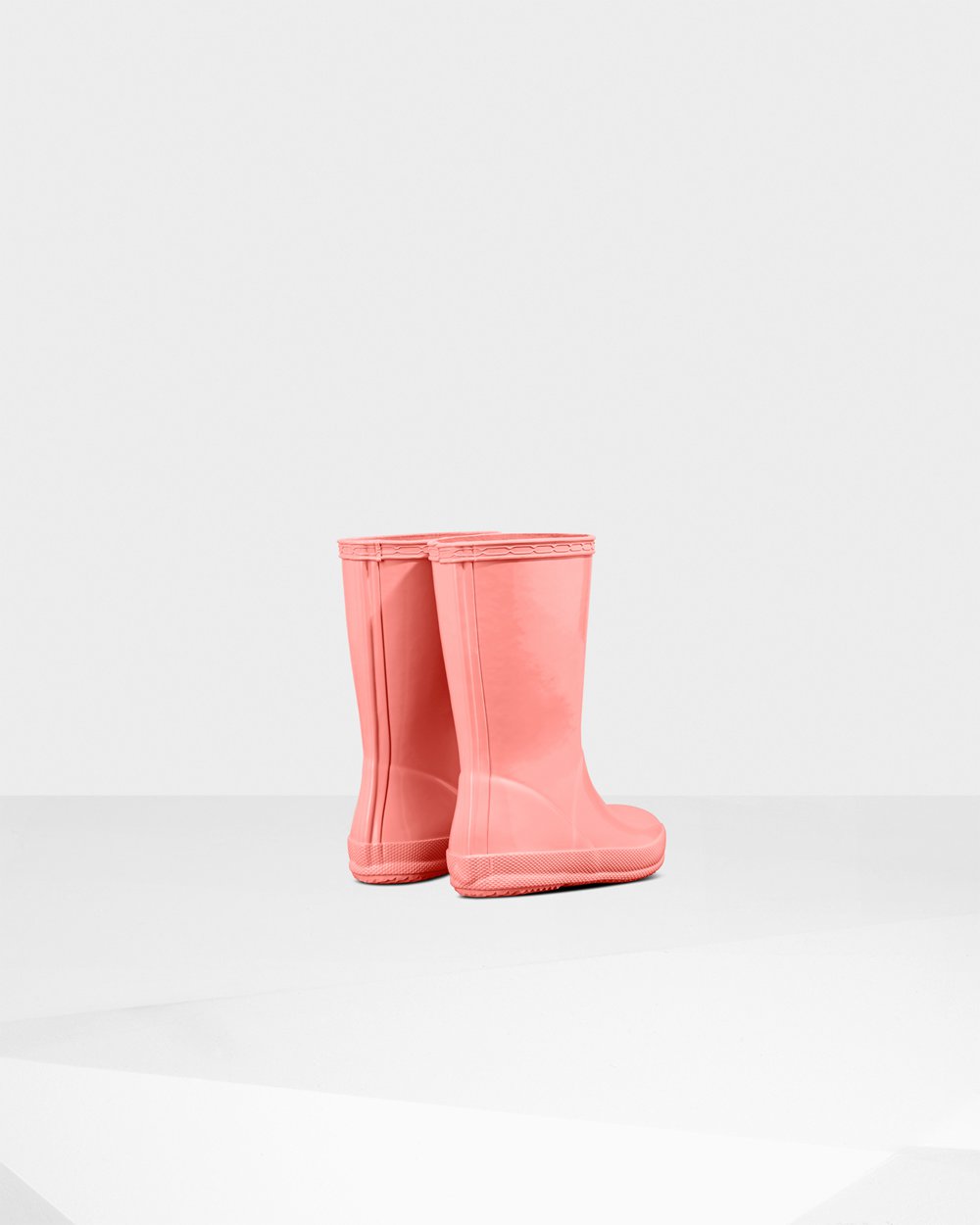 Galochas Hunter Criança Rosa - Original First Classic Gloss - 83TZYERPB